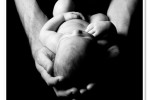 A new born and some dramatic light.
