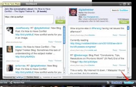 Screen shot Wibiya Twitter