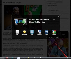 Screen shot wibiya Share