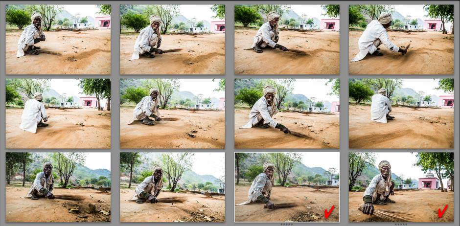 contact sheet