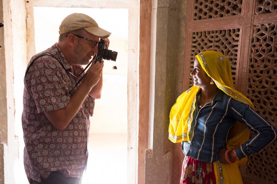 Me and my X-Pro1 in Rajasthan. Photo by Mike Alexander