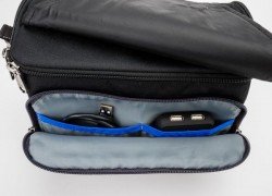 Easily accessible front zippered pocket for accessories.