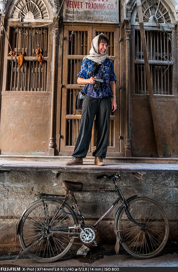 Marisa Volpino in Old Delhi