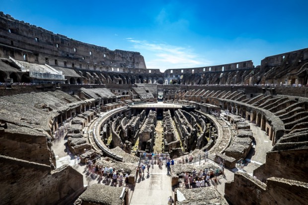 The Colosseum.