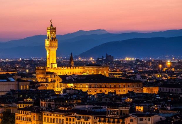 The Palazzo Vecchio (the town hall)