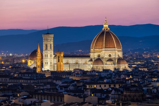 Basilica di Santa Maria del Fiore or Il Duomo di Firenze.